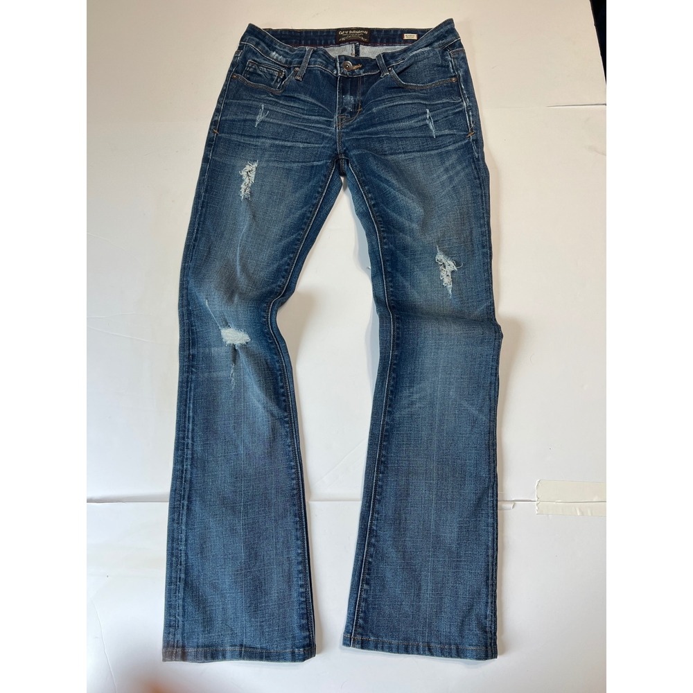 Cult of Individuality Bohemi Bootcut Distressed Jeans Blue Size 27